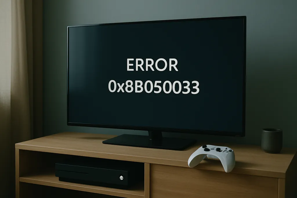 Erro 0x8b050033 no Xbox: o que significa e como resolver