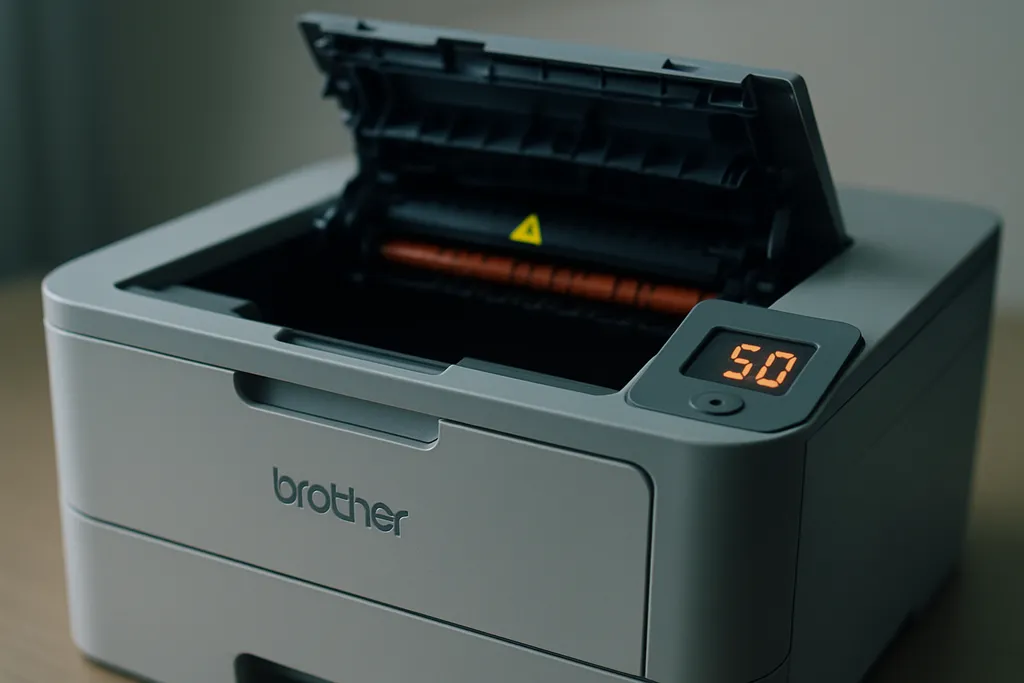 Erro 50 na impressora Brother: o que significa e como resolver o problema no fusor
