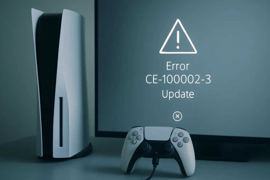 Erro CE-100002-3 no PS5: o que significa e como resolver o problema de atualização