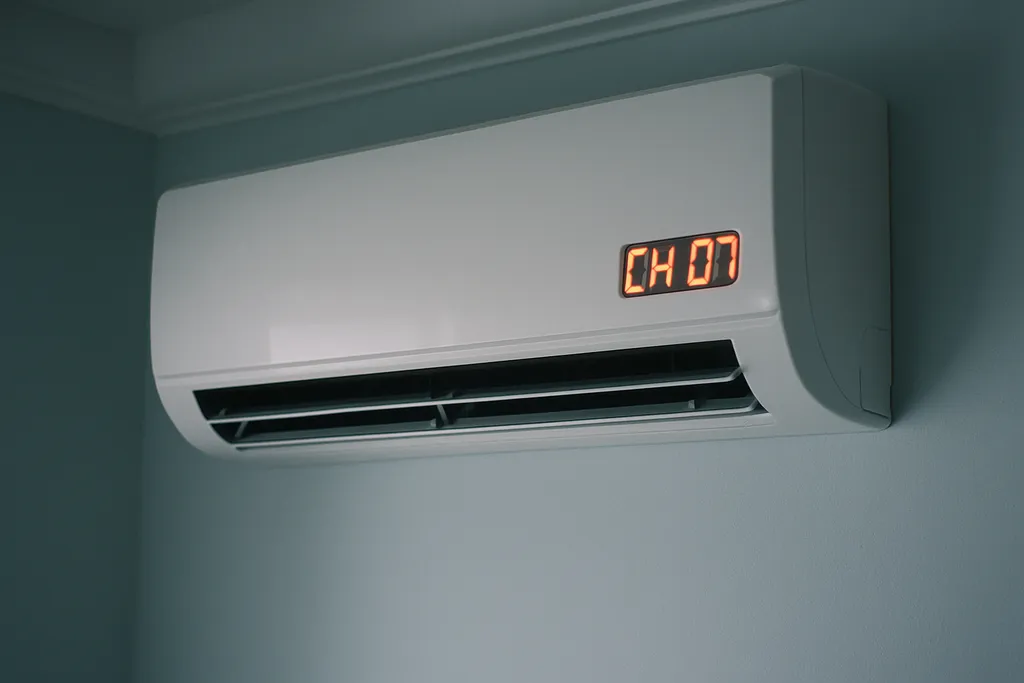 Erro CH-07 no ar-condicionado LG: o que significa e como resolver