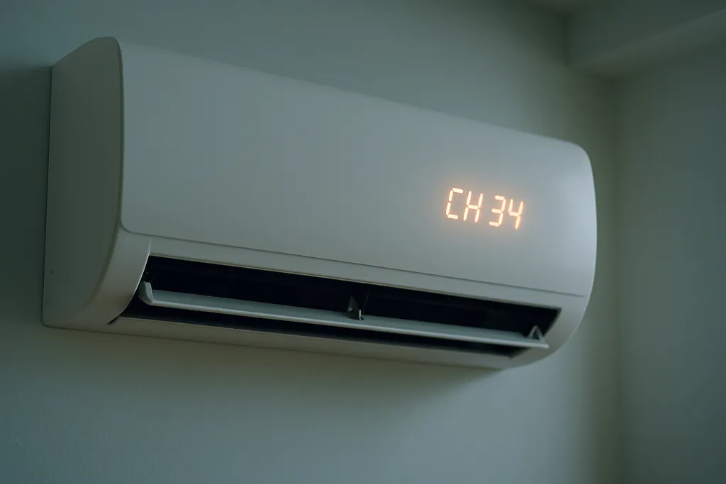 Erro CH-34 no ar-condicionado LG: o que significa e como resolver