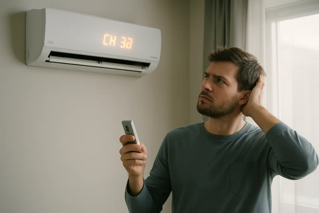 Erro CH38 no ar-condicionado LG: o que significa e o que fazer