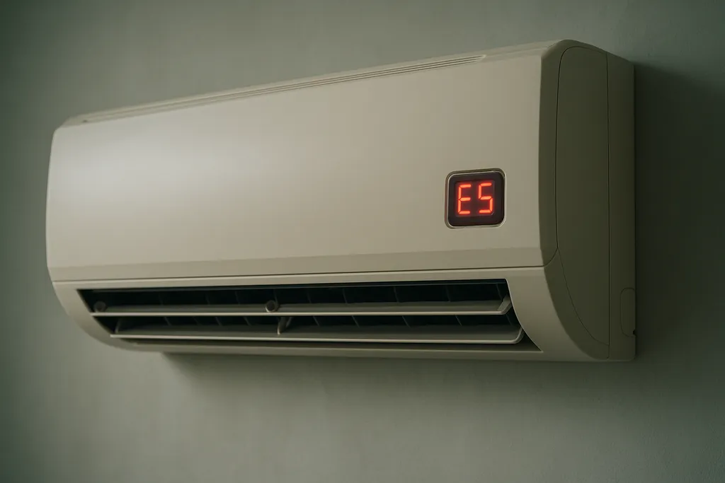 Erro E5 no ar-condicionado Gree: o que significa e como resolver