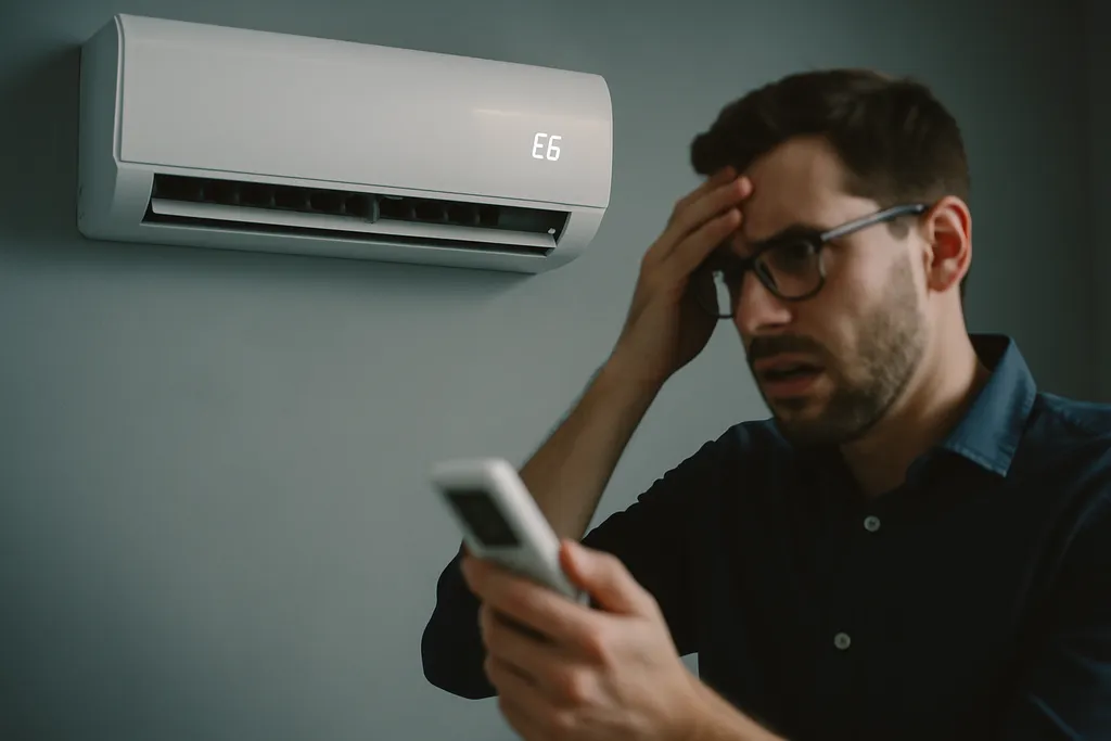 Erro E6 no ar-condicionado Gree: o que significa e como resolver