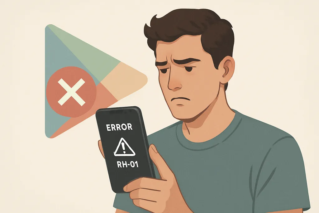 Erro RH-01 na Play Store: o que significa e como resolver