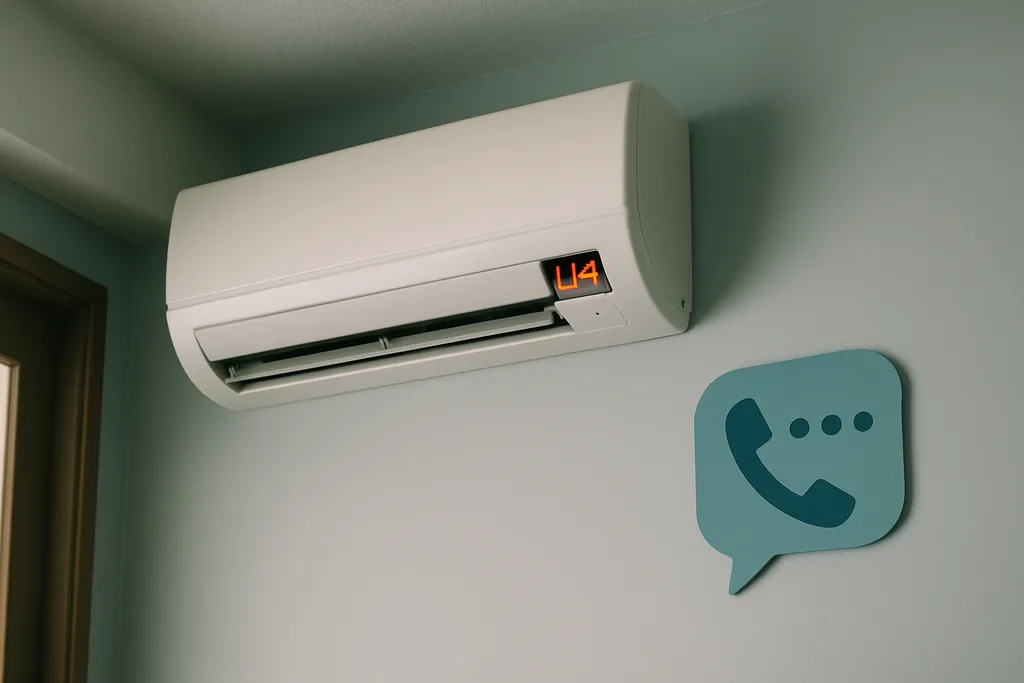 Erro U4 no ar-condicionado Daikin: o que significa e como resolver