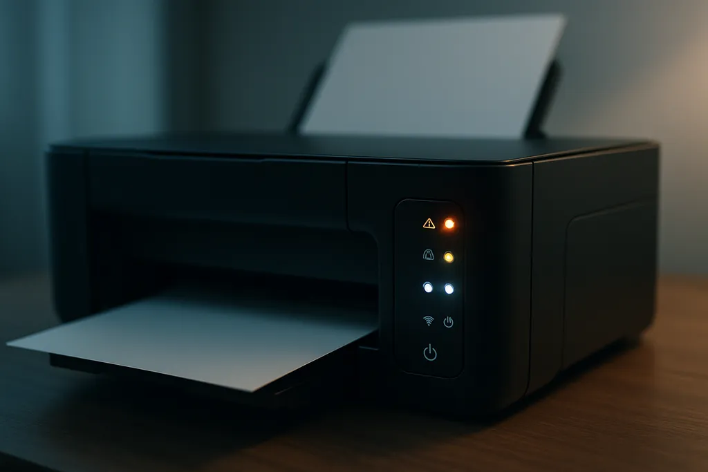 Luzes piscando na Epson L3250: o que cada sinal significa e como resolver