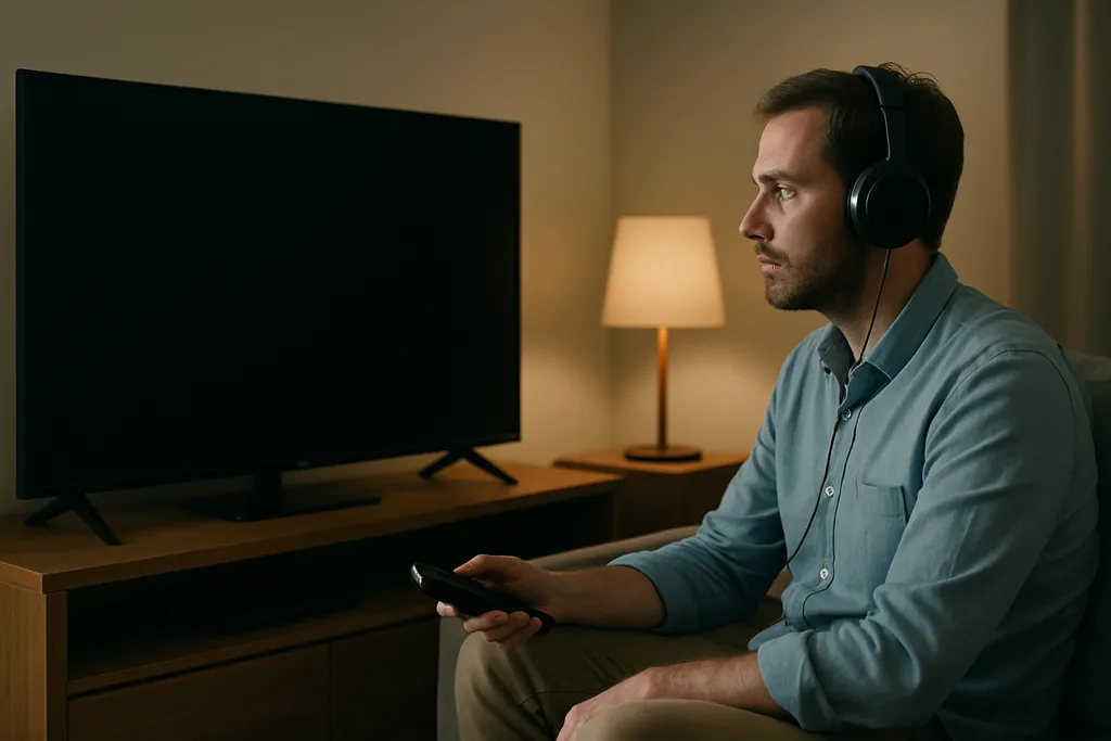 Smart TV LG sem som na caixa de som interna, mas funcionando no fone de ouvido: causas e como resolver