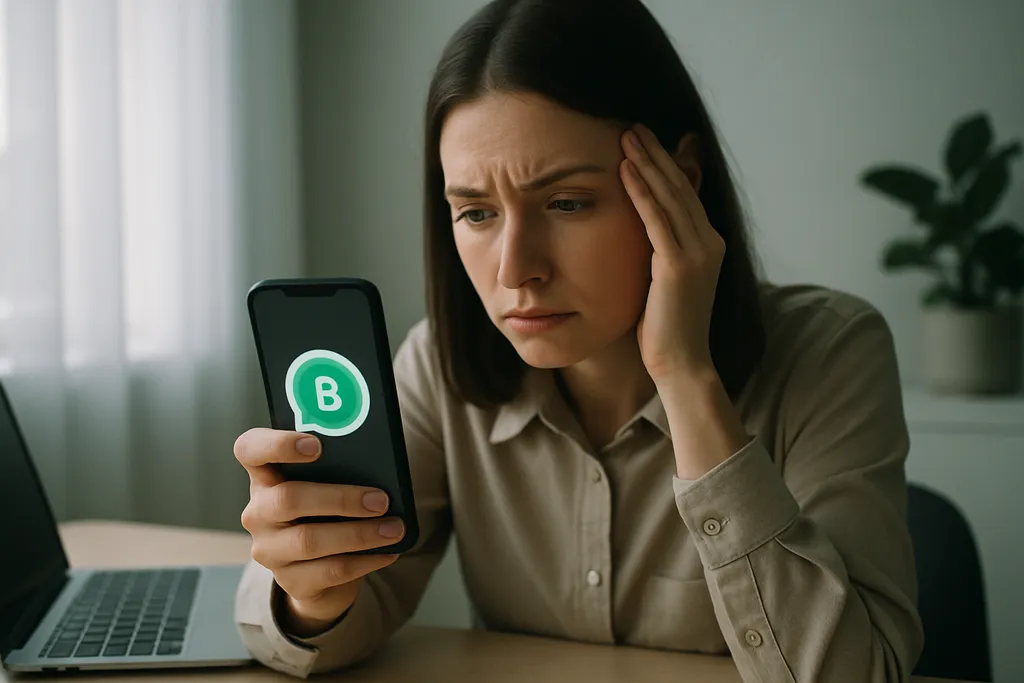 WhatsApp Business não envia mensagens: causas comuns e como resolver